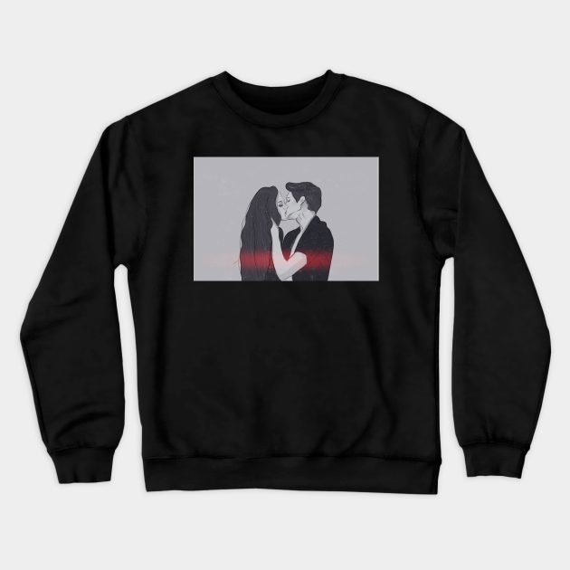 Kissing Crewneck Sweatshirt by DemoNero